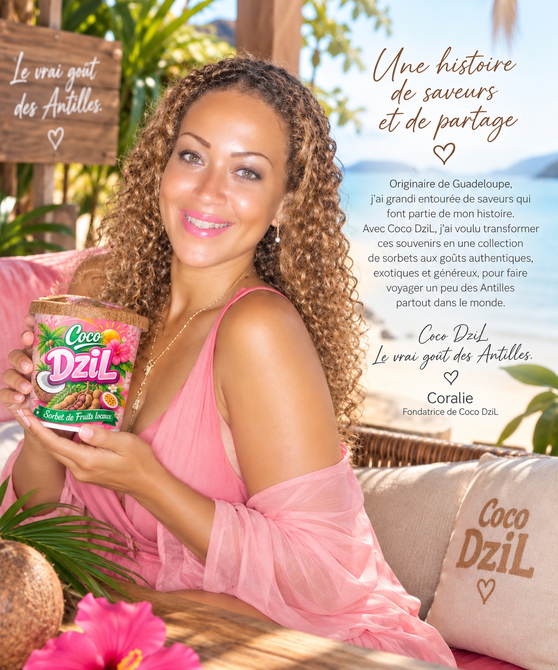 Coralie, fondatrice de Coco DziL